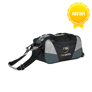 PROBOWL DOUBLE TOTE ROLLER BLACK/SILVER