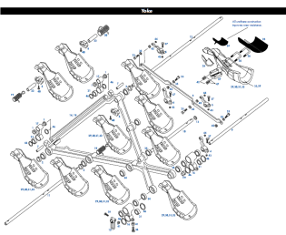 YOKE & SPOTTING CUP ASSEMBLY
