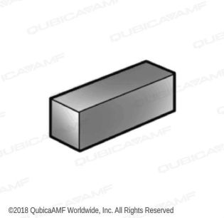 302241000 3/16 X 1 SQUARE KEY