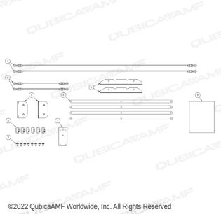 KIT, SHIELD RETROFIT (2 LANE KIT)