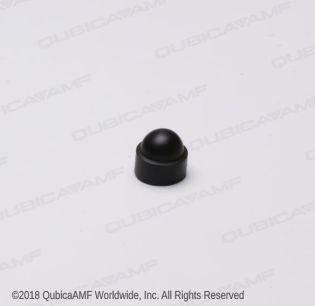 730070375 HEX NUT CAP 3/8 BLACK PLASTIC