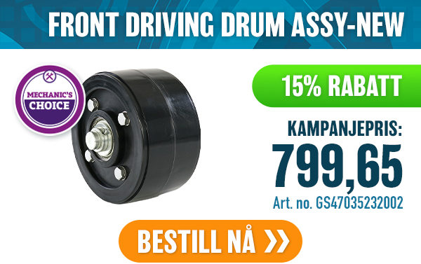 FRONT DRIVING DRUM ASSY-NEW FRONT DRIVING DRUM ASSY-NEW