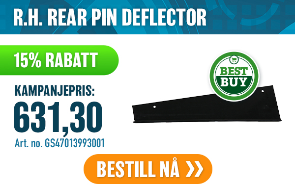 R.H. REAR PIN DEFLECTOR