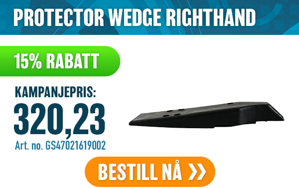 PROTECTOR WEDGE RIGHTHAND PROTECTOR WEDGE RIGHTHAND