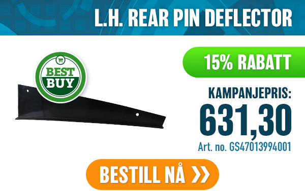L.H. REAR PIN DEFLECTOR