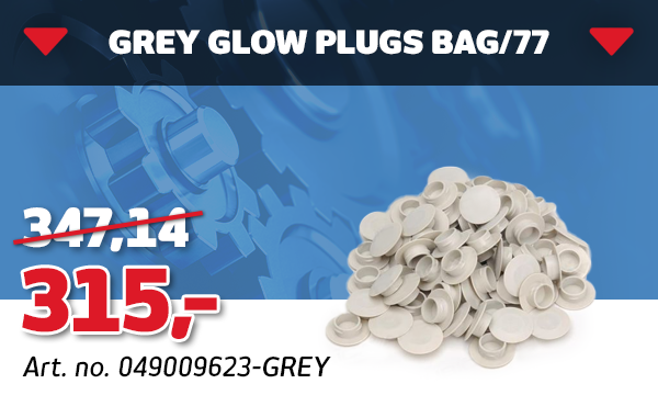 GREY GLOW PLUGS BAG/77 GREY GLOW PLUGS BAG/77