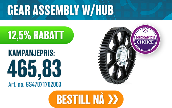 GEAR ASSEMBLY W/HUB
