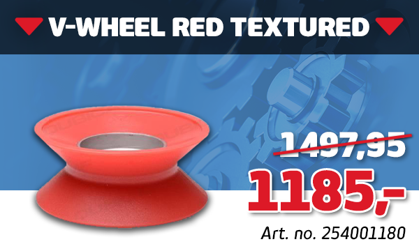V WHEEL RED TEXTURED V WHEEL RED TEXTURED