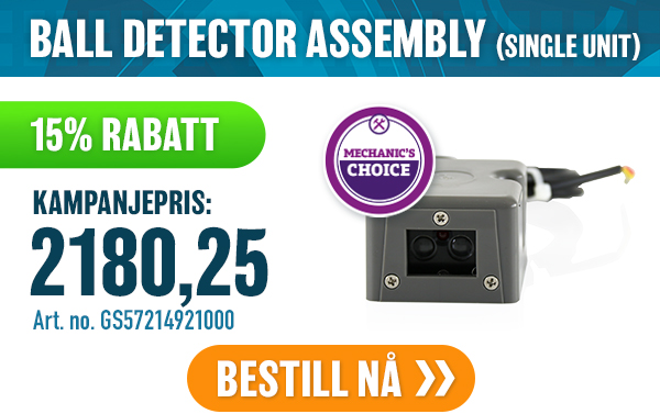 BALL DETECTOR ASSEMBLY (SINGLE UNIT)